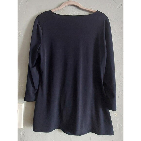 Calvin Klein Tops Blouse Women M,blue ,gothi,Elegant,Perfect To Office,Polyester - Picture 5 of 8